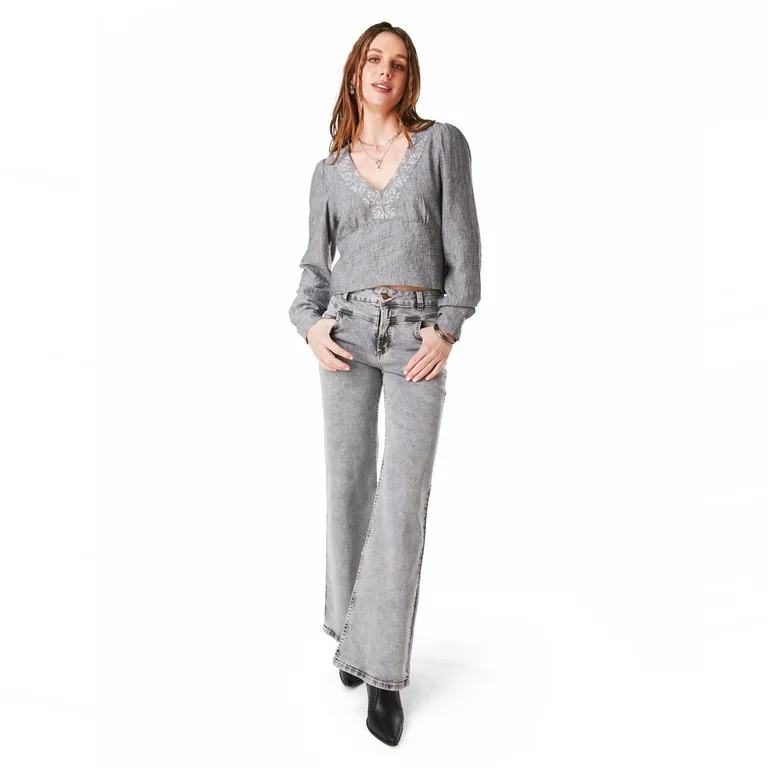 EFESIS Blusa Manga Larga Algodón Mujer