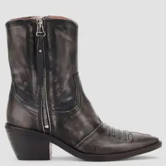 AS 98 - Botin Mujer Cuero Gris
