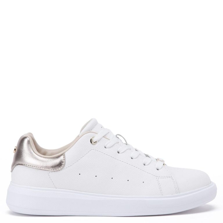 GACEL Rosalia Zapatilla Urbana Mujer Cuero Blanco