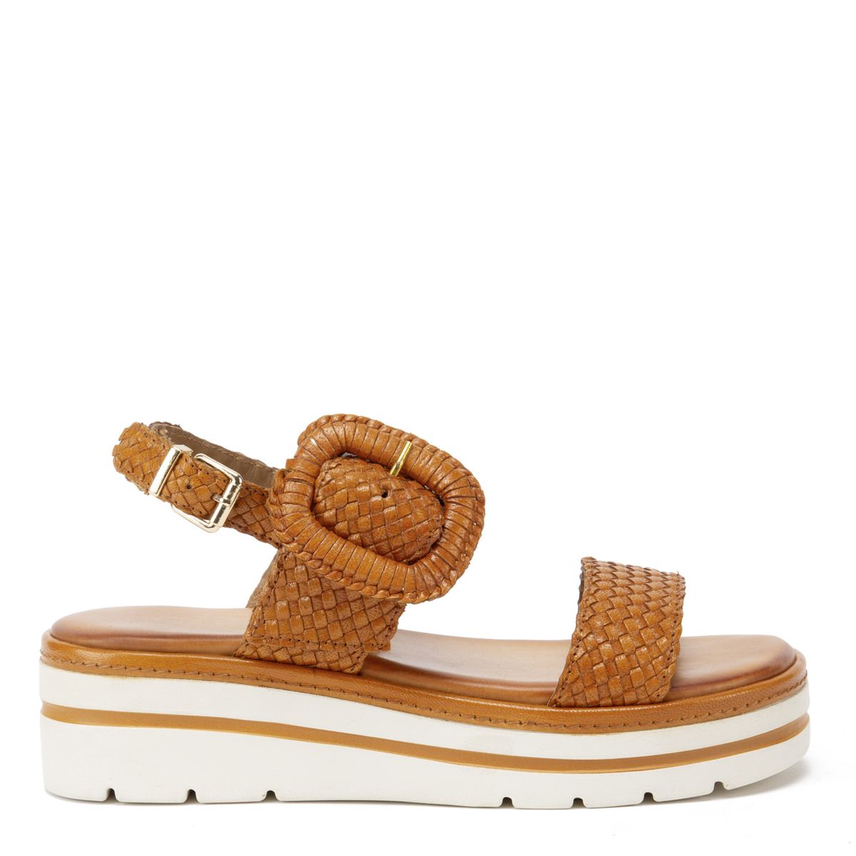 GACEL - Elsie Sandalia Mujer Cuero Café Gacel