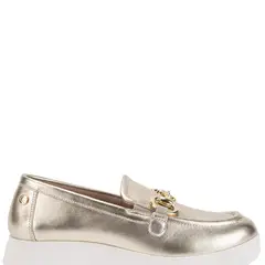 GACEL - Lydia Mocasin Mujer Cuero Dorado