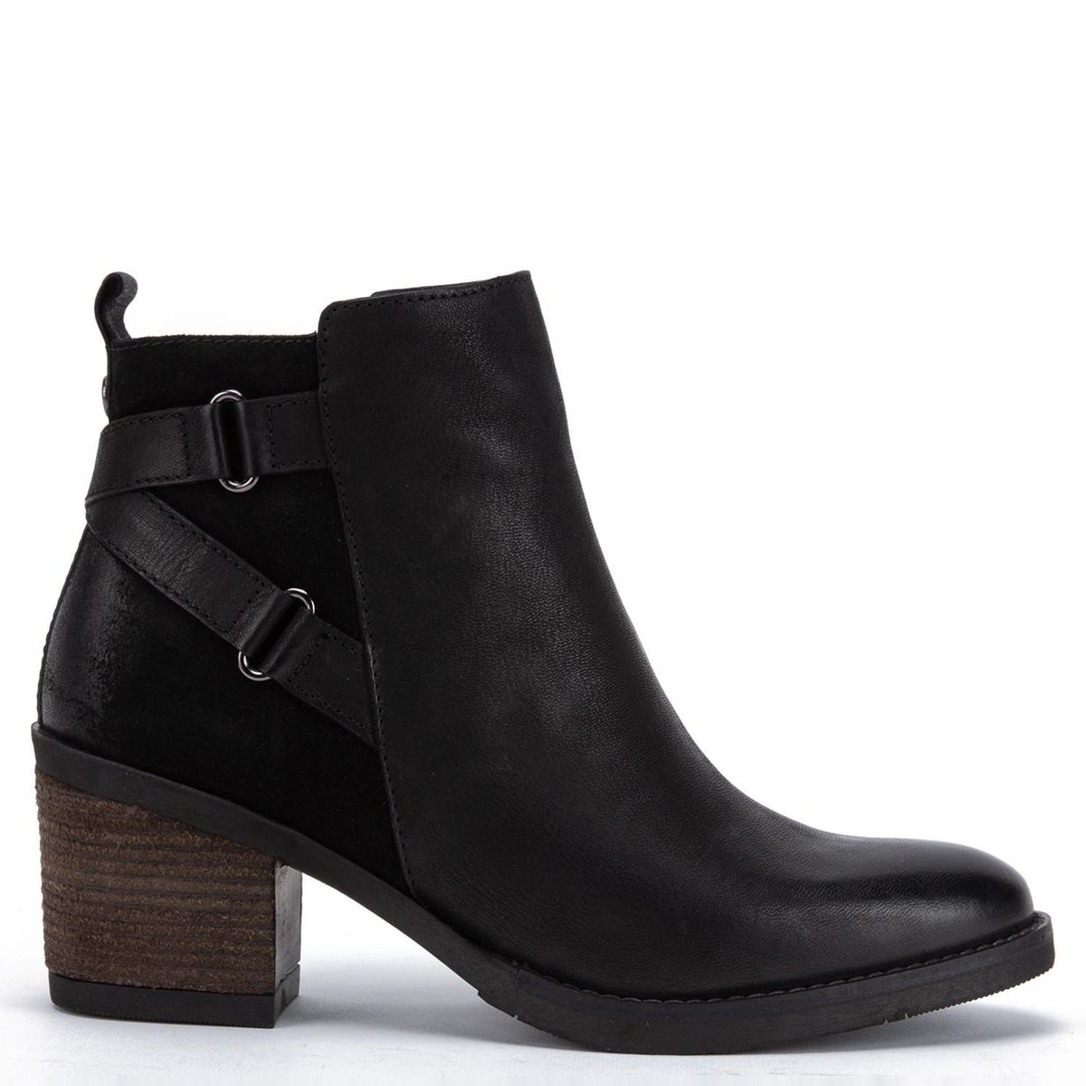 GACEL - Piera Botín Mujer Cuero Negro Gacel