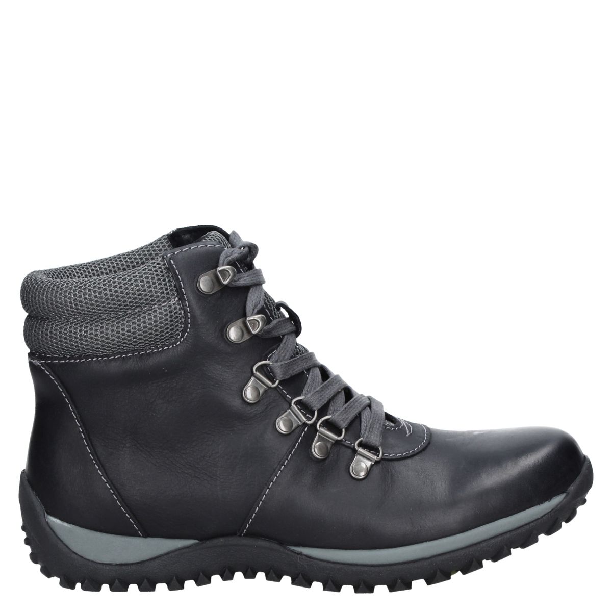 BRUNO ROSSI - Botín Mujer Cuero Negro