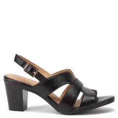 GACEL - Roxxane Sandalia Mujer Cuero Negro