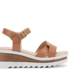 GACEL - Diletta Sandalia Mujer Cuero Café