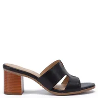 Roxxy Sandalia Mujer Cuero Negro