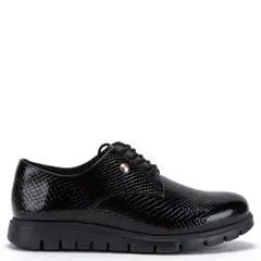 GACEL - Itati Zapato Casual Mujer Cuero Negro