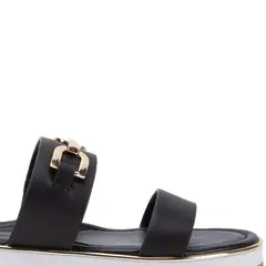 GACEL - Mira Sandalia Mujer Cuero Negro