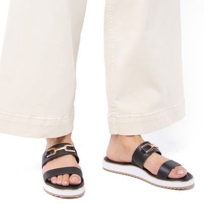 Imagen 2 del producto Mira Sandalia Mujer Cuero Negro