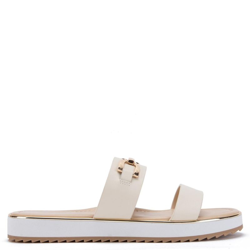 GACEL - Mira Sandalia Mujer Cuero Beige Gacel