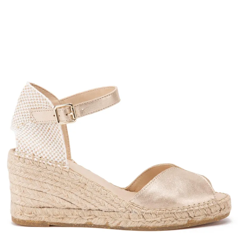 GACEL - Aleli Alpargata Mujer Dorado Gacel