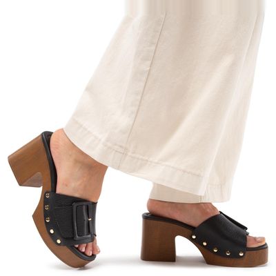 Imagen 2 del producto Daisy Sandalia Mujer Cuero Negro