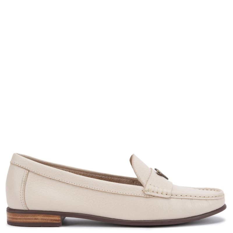 GACEL - Siri Mocasin Mujer Cuero Beige Gacel