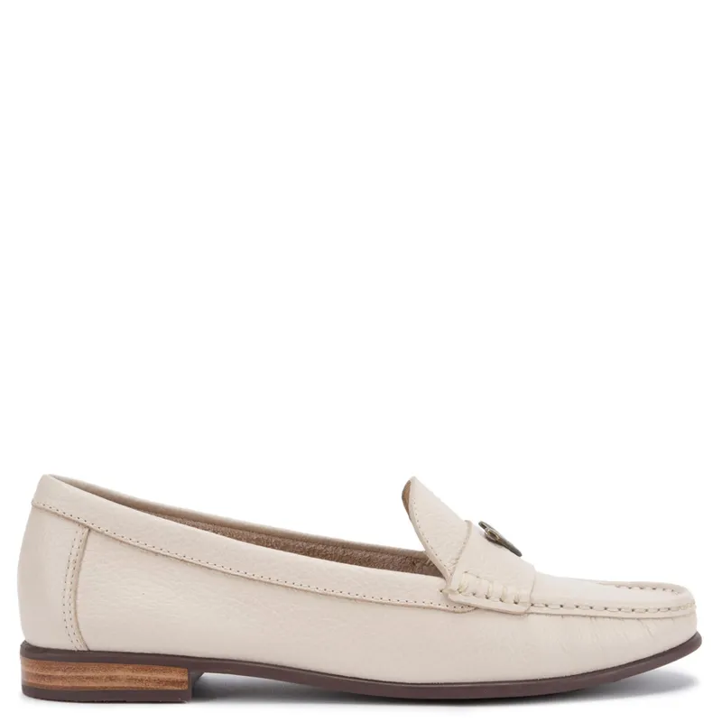 GACEL - Siri Mocasin Mujer Cuero Beige Gacel