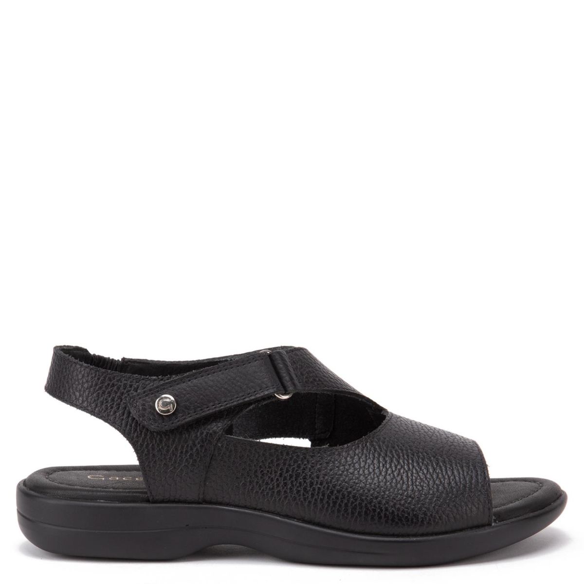 GACEL - Arely Sandalia Mujer Cuero Negro Gacel