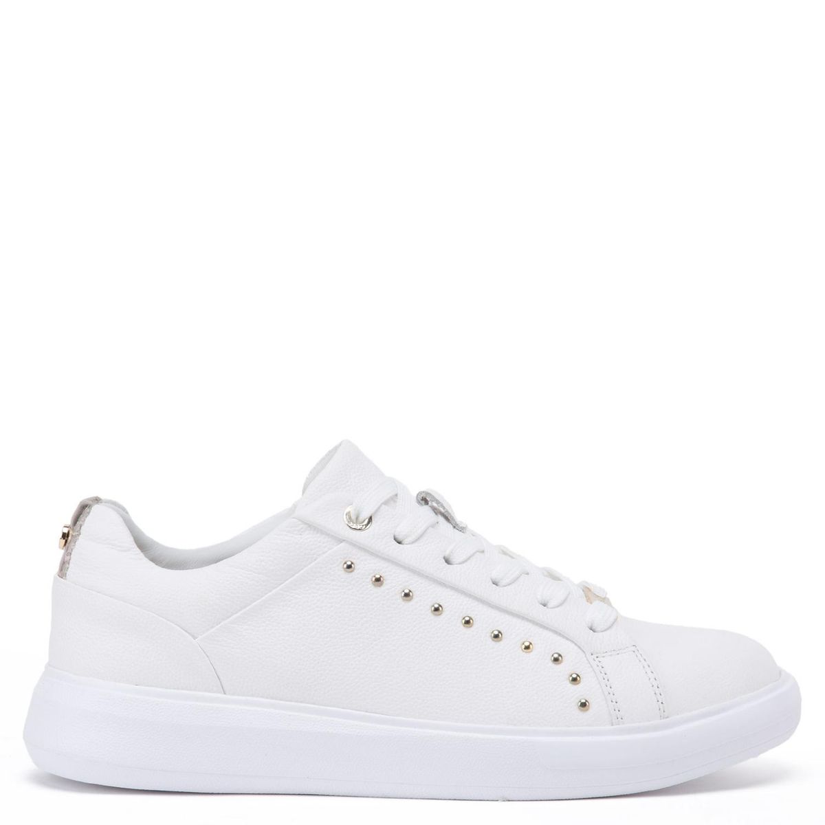 GACEL - Rosalia Zapatilla Urbana Mujer Cuero Blanco Gacel
