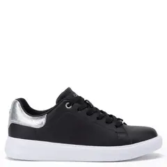 GACEL - Rosalia Zapatilla Casual Mujer Cuero Negro