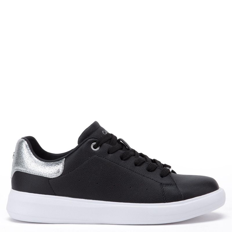 GACEL - Rosalia Zapatilla Casual Mujer Cuero Negro Gacel