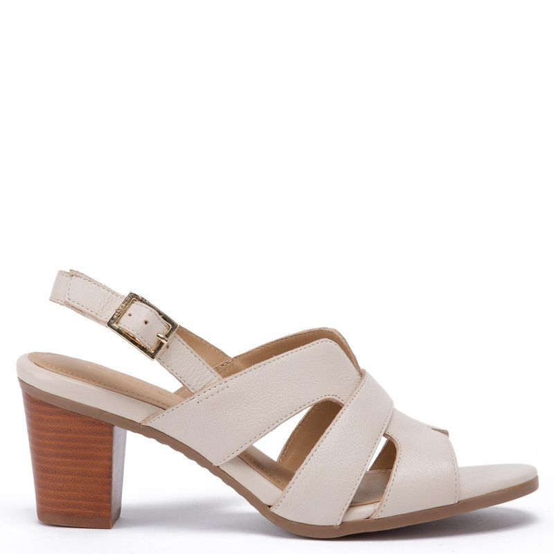 GACEL - Roxxane Sandalia Mujer Cuero Beige Gacel