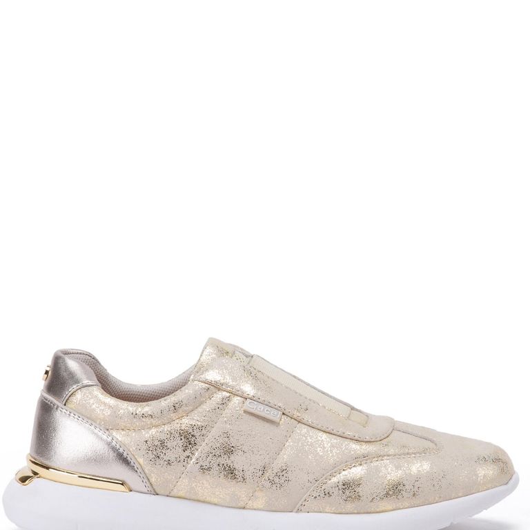 Steffy Zapatilla Urbana Mujer Cuero Dorado