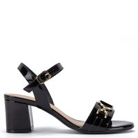 Bianca Sandalia Mujer Cuero Negro