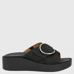 HUSH PUPPIES - Gise Sandalia Mujer Cuero Negro