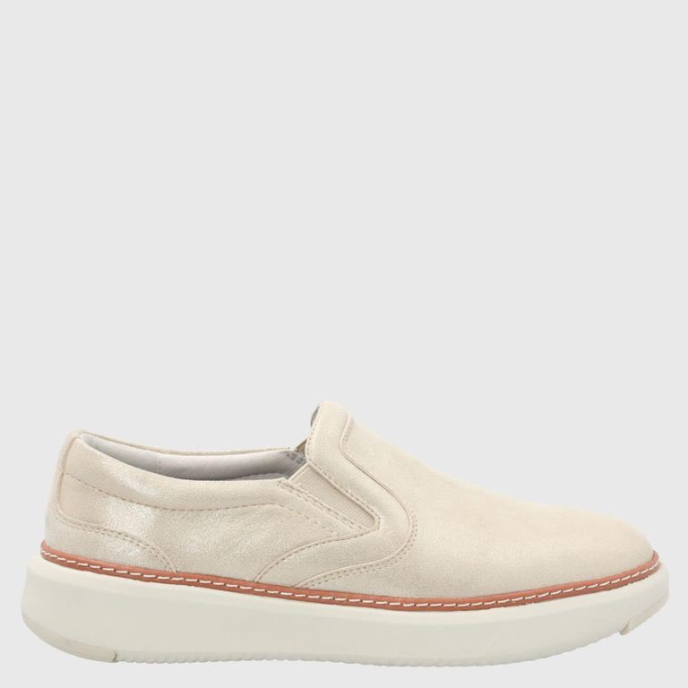 HUSH PUPPIES Slip On Zapato Casual Mujer Dorado