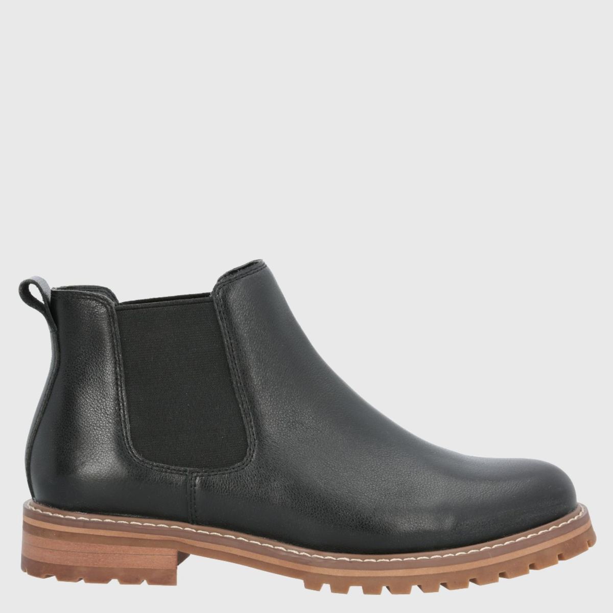 HUSH PUPPIES - Leri Chelsea Botín Mujer Negro Hush Puppies