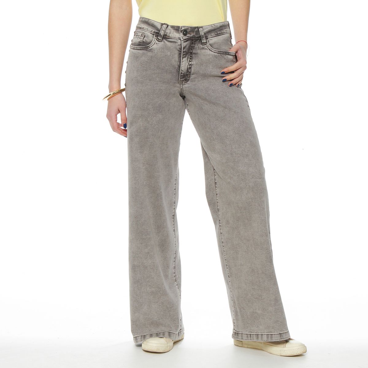 WADOS - Jeans Recto Tiro Alto Mujer Wados
