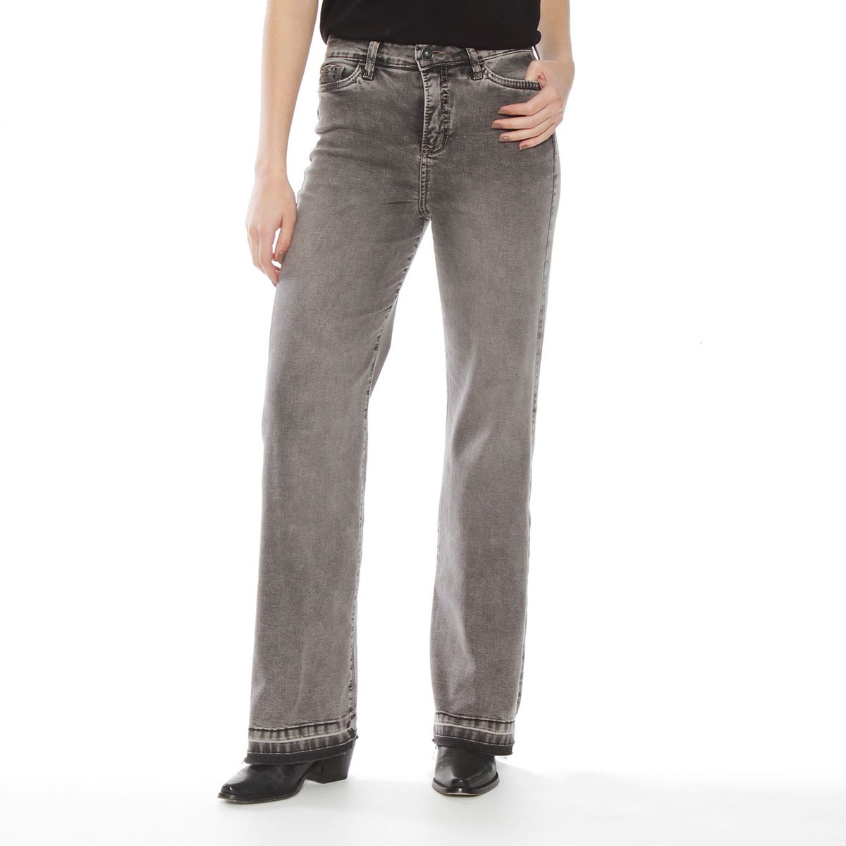 WADOS - Jeans Straight Tiro Alto Mujer Wados