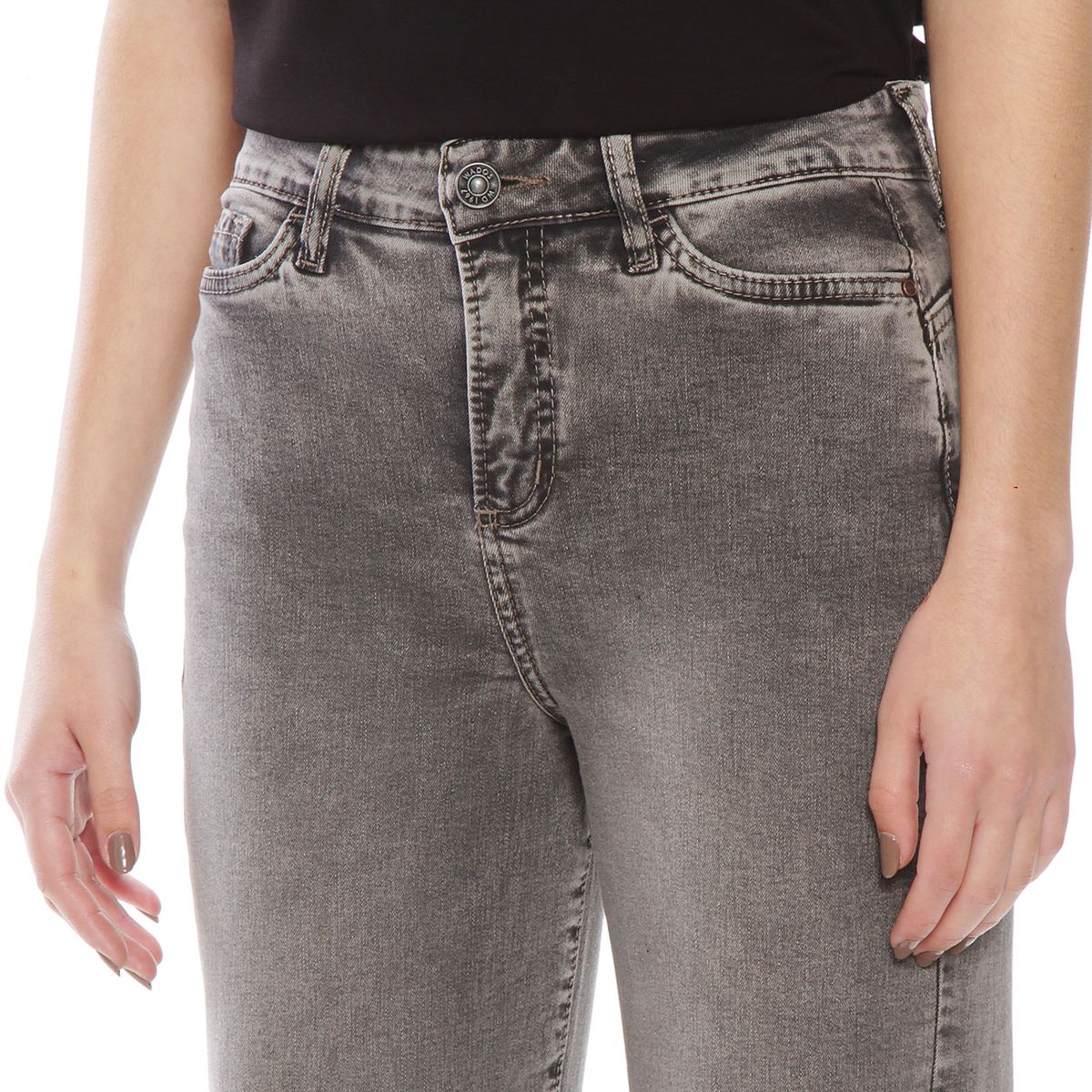 WADOS - Jeans Straight Tiro Alto Mujer Wados