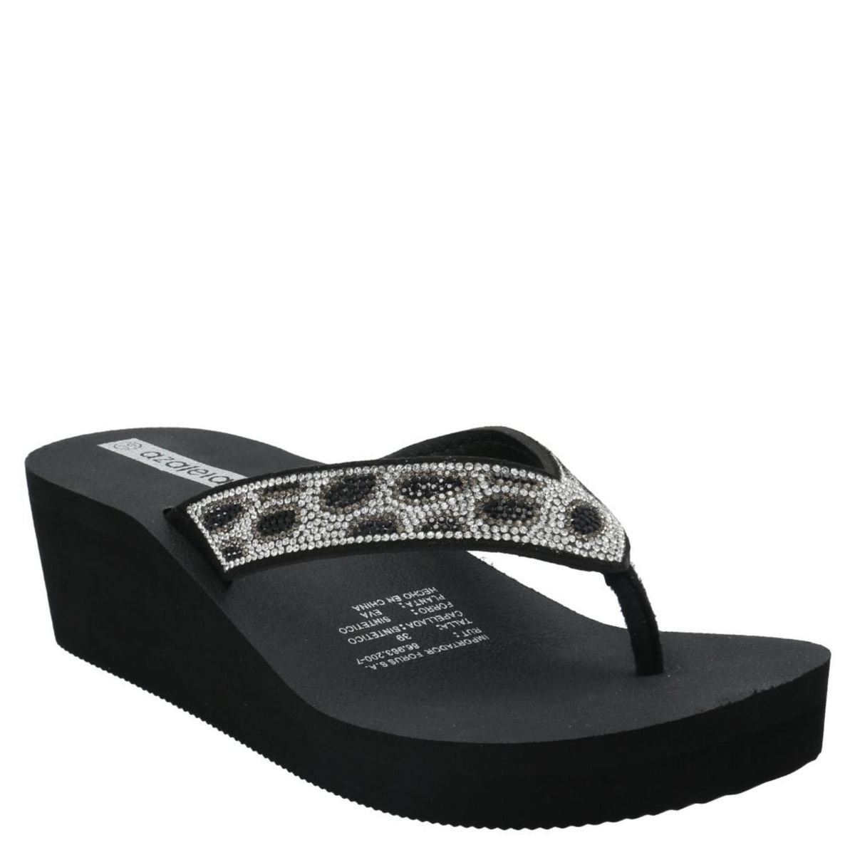 AZALEIA - Hawaiana Mujer Negro Azaleia