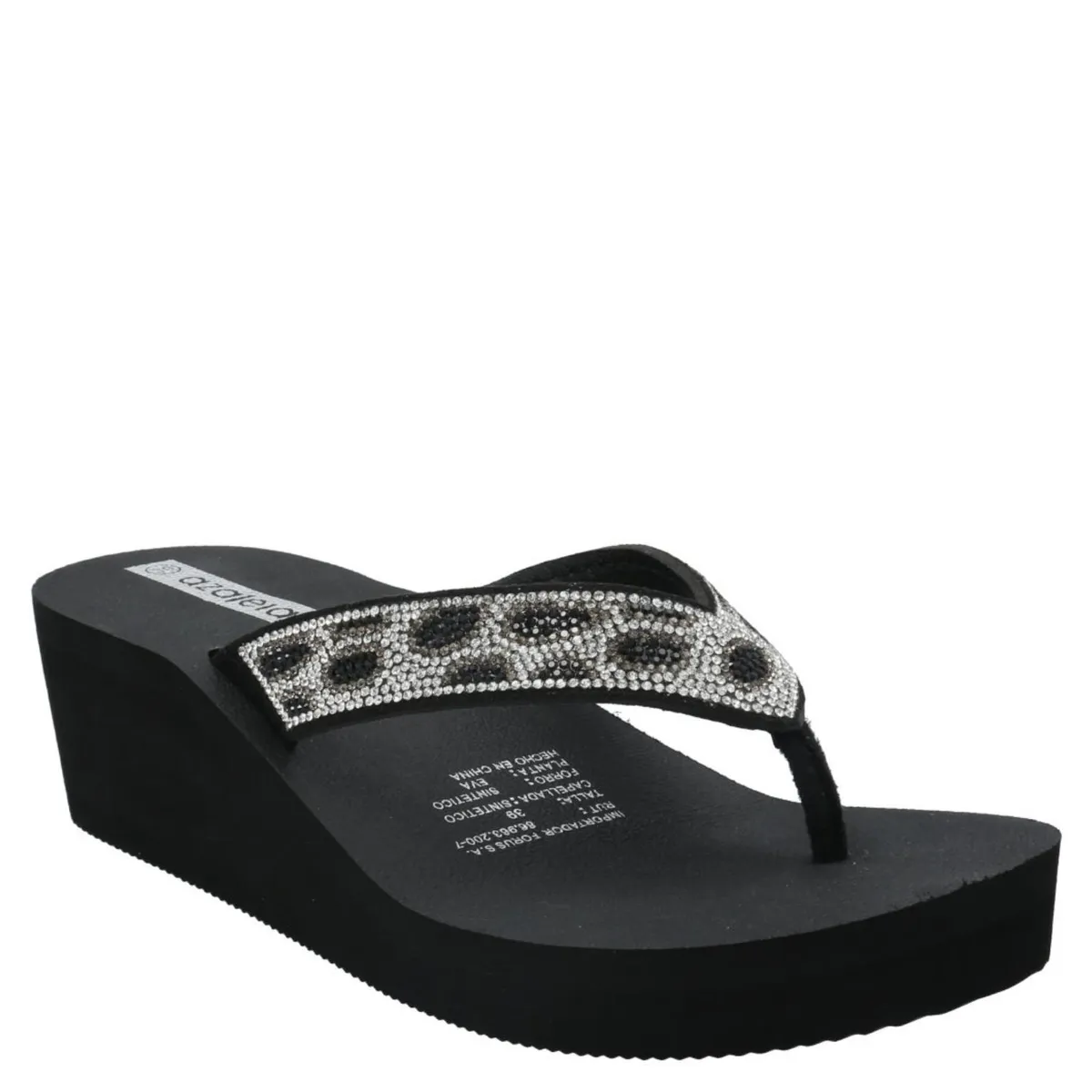 AZALEIA - Hawaiana Mujer Negro Azaleia