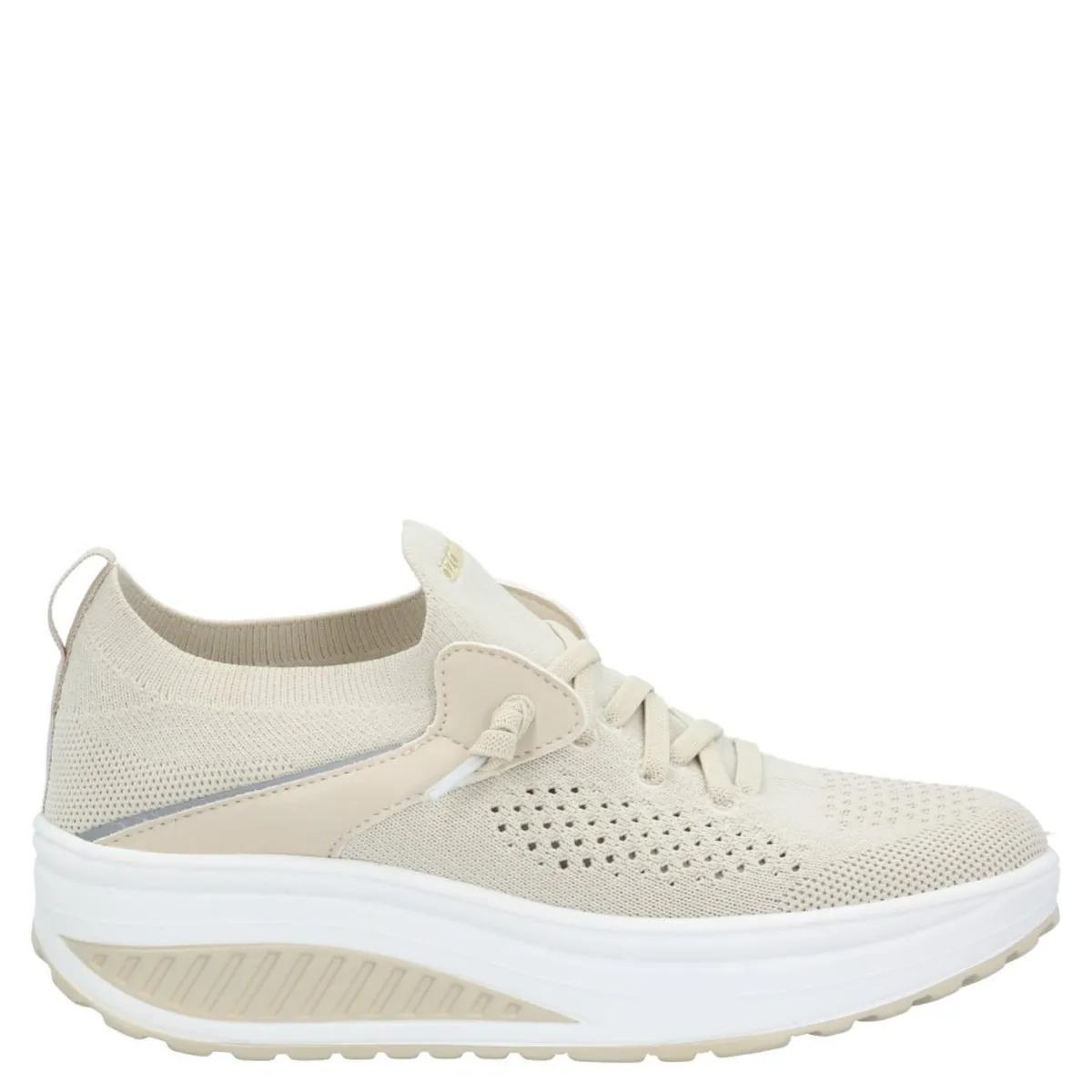 AZALEIA - Azaleia Eden Zapatilla Urbana Mujer Beige Azaleia