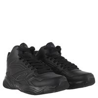 Zapatilla Urbana Hombre Cuero Negro