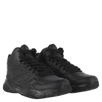 Zapatilla Urbana Hombre Cuero Negro