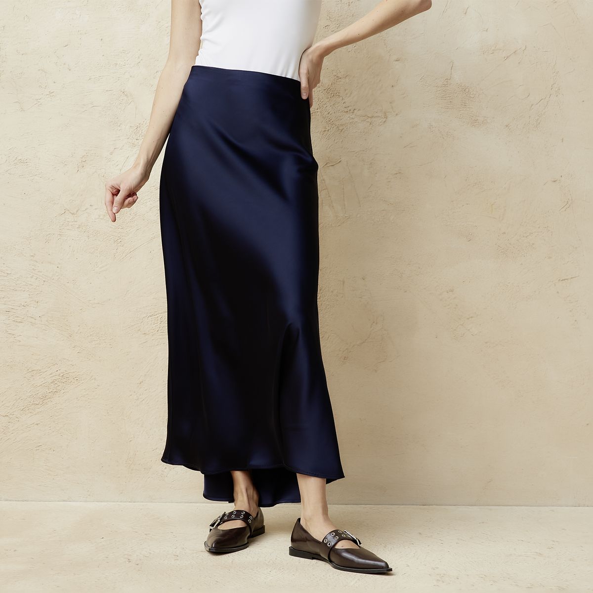 BASEMENT - Falda Midi Mujer Basement