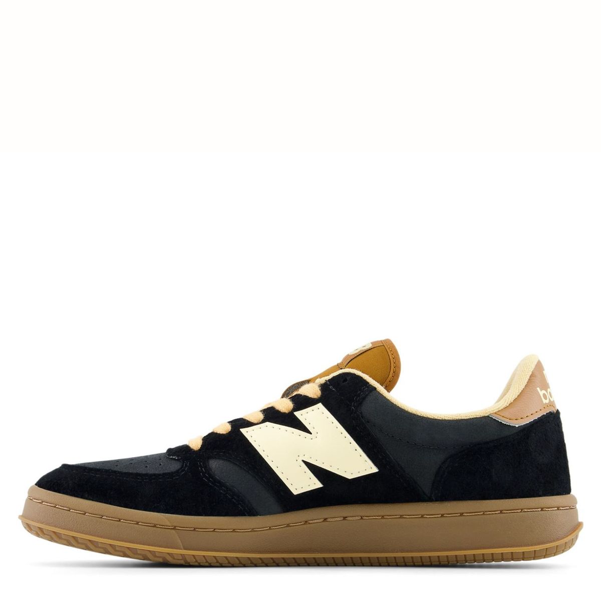 NEW BALANCE - T500 Zapatilla Urbana Hombre Cuero Negro New Balance