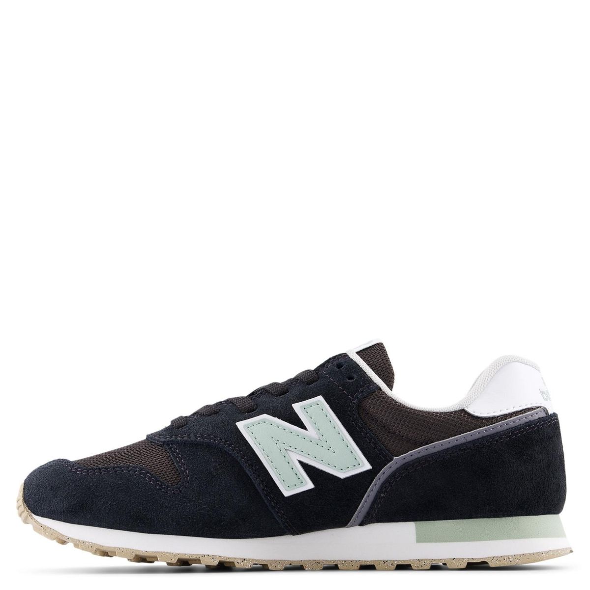 NEW BALANCE - Zapatilla Urbana Cuero Negro Mujer 373 New Balance