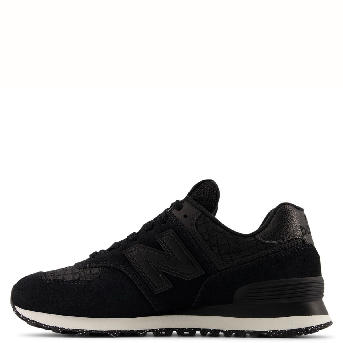 NEW BALANCE - 574 Zapatilla Urbana Mujer Cuero Negro New Balance