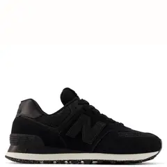 NEW BALANCE - 574 Zapatilla Urbana Mujer Cuero Negro
