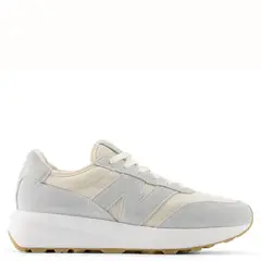 NEW BALANCE - 370 Zapatilla Urbana Mujer Cuero Blanco