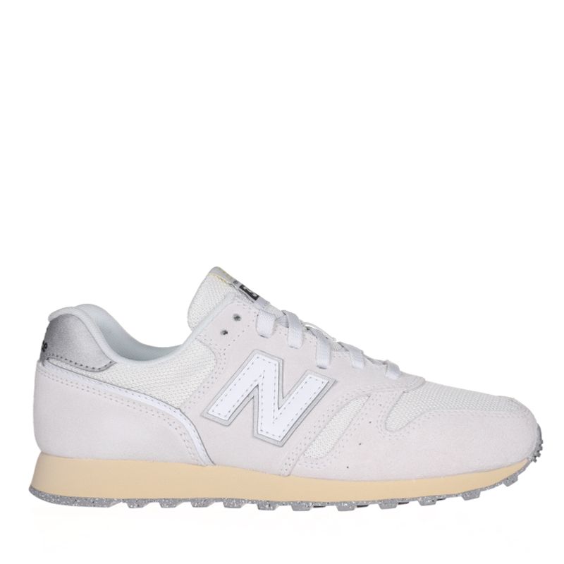NEW BALANCE - Zapatilla Urbana Mujer Cuero Gris New Balance