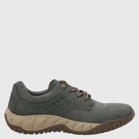 Zapatilla Urbana Hombre Cuero Gris