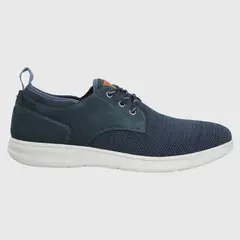 HUSH PUPPIES - Zapatilla Urbana Hombre Cuero Azul