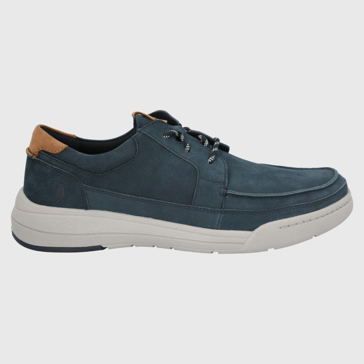 HUSH PUPPIES - Zapatilla Urbana Hombre Cuero Azul Hush Puppies