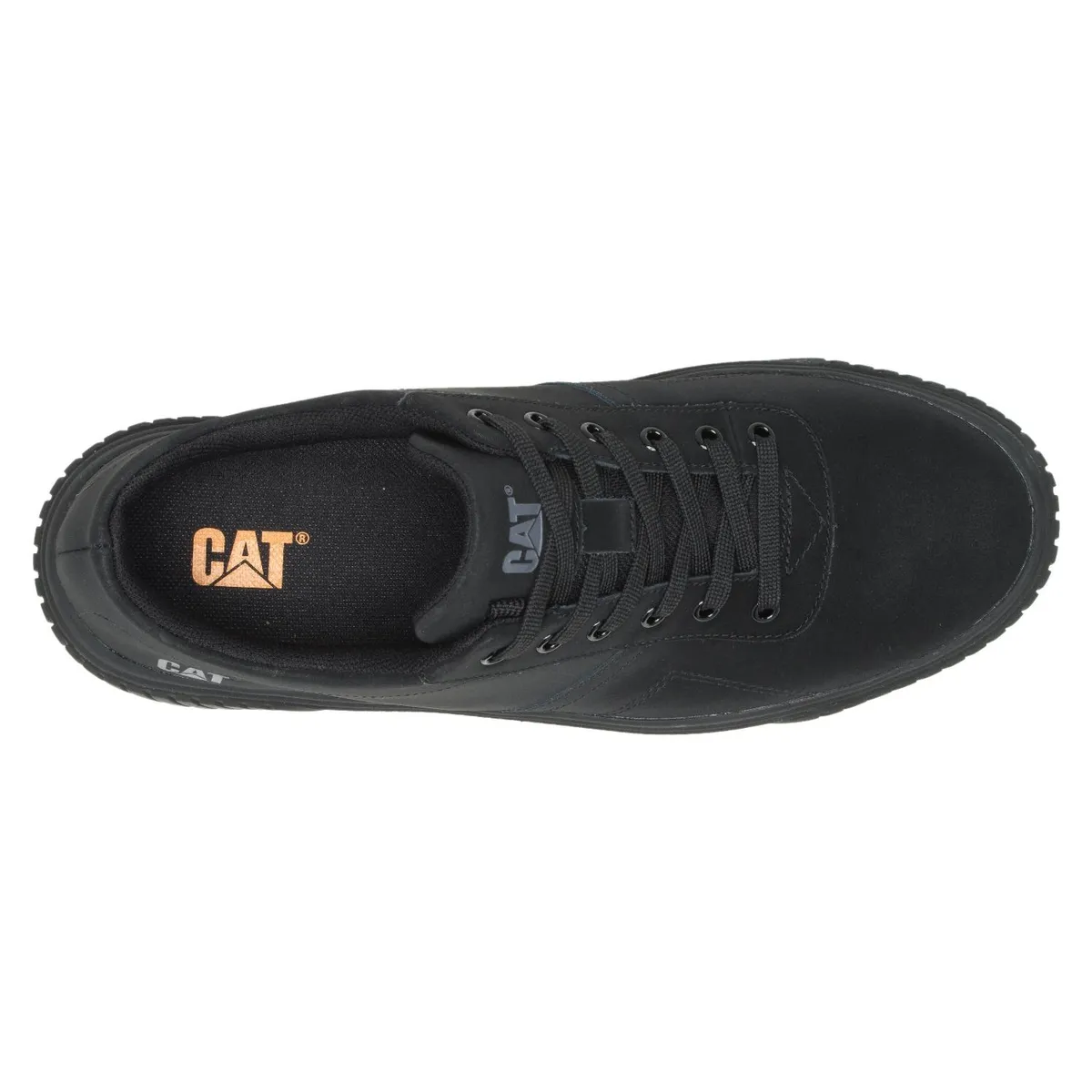 CAT - Amp Zapatilla Urbana Mujer Cuero Negro Cat