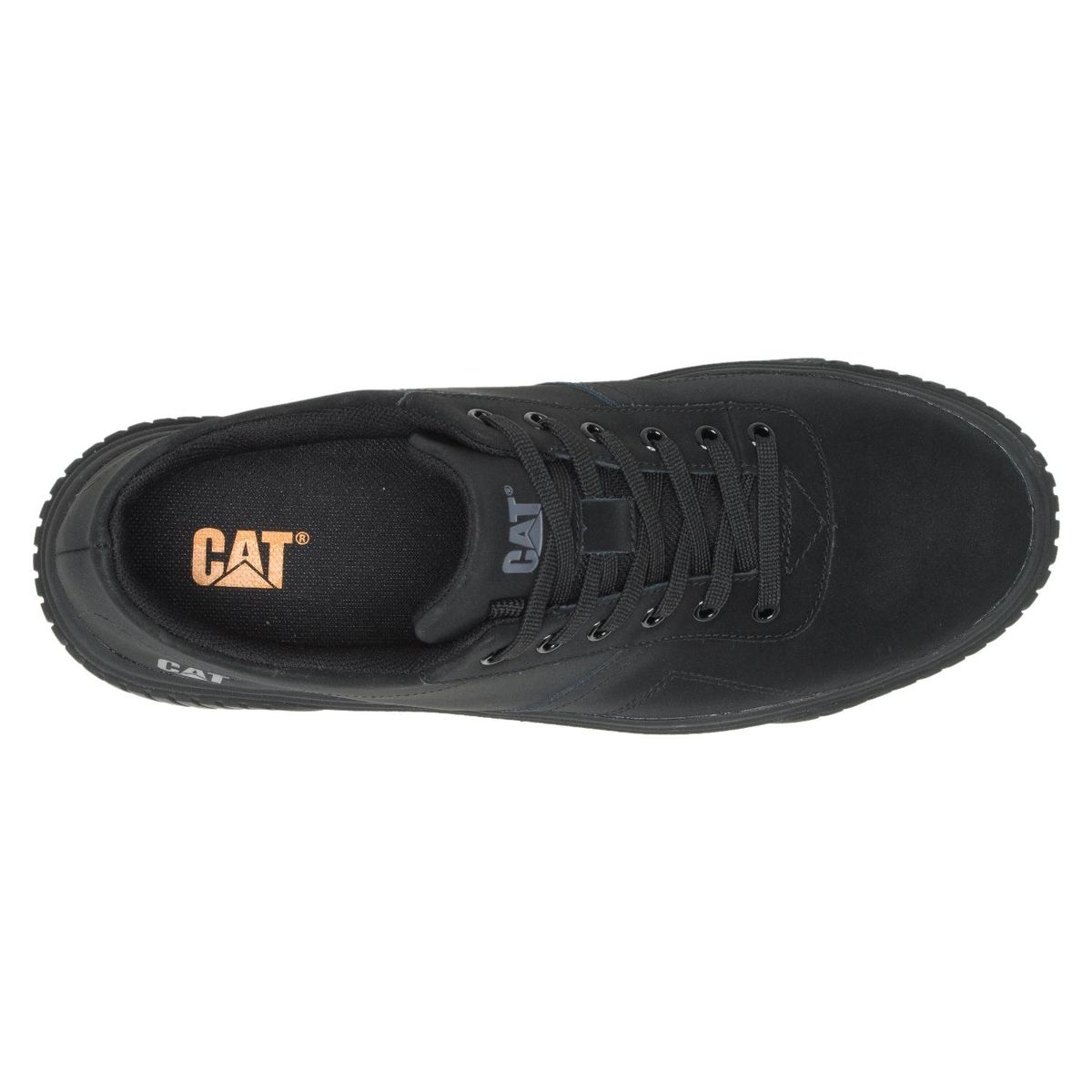 CAT - Amp Zapatilla Urbana Mujer Cuero Negro Cat