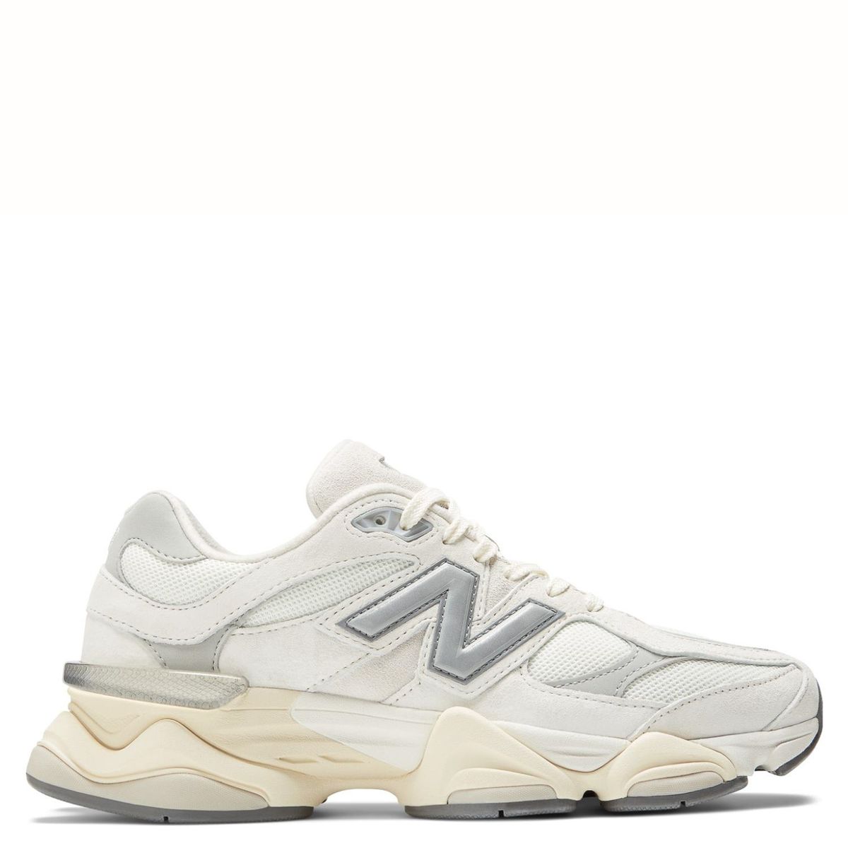 NEW BALANCE - 9060 Zapatilla Urbana Unisex Adulto Cuero Blanco New Balance