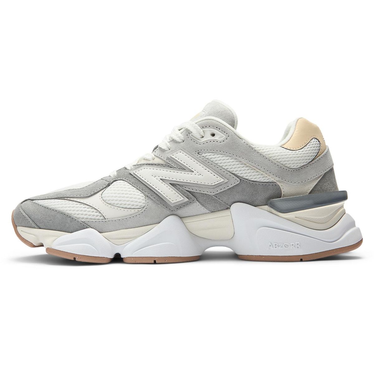 NEW BALANCE - 9060 Zapatilla Urbana Mujer Cuero Gris New Balance